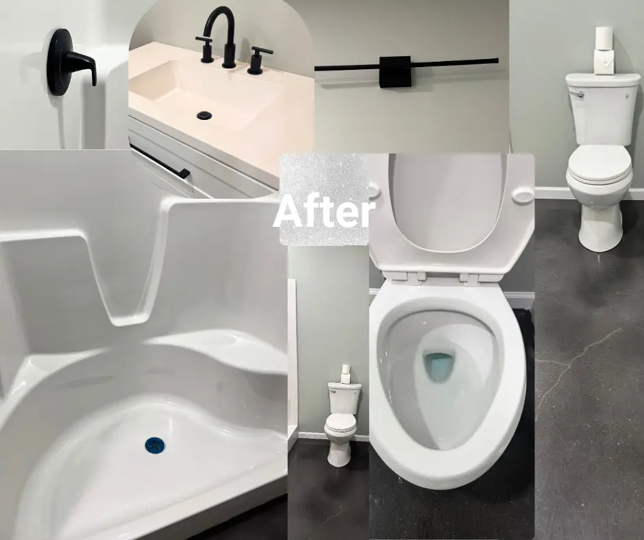 Clean bathroom after professional cleaning service in Maryville Tennessee
